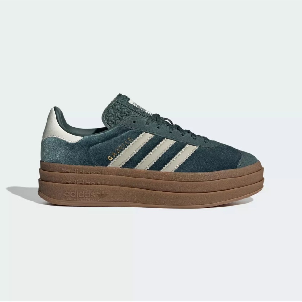 🌲 Adidas Gazelle Bold Mineral Green 🌲 - Picture 2 of 5
